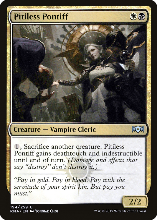 Pitiless Pontiff (RNA-194) (Foil)