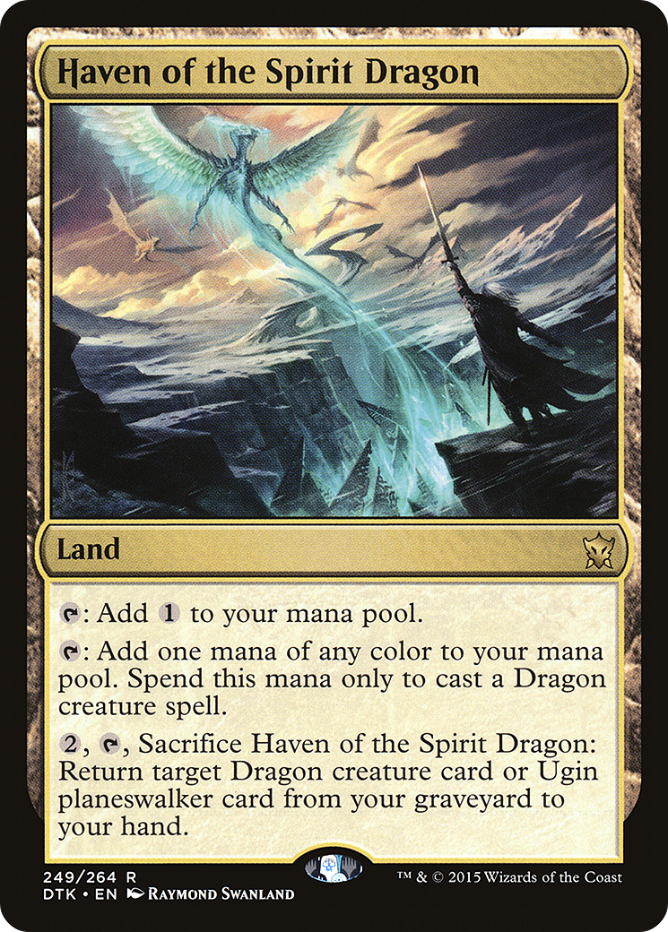 Haven of the Spirit Dragon (DTK-249) (Foil)