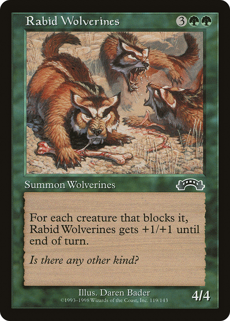 Rabid Wolverines (EXO-119)