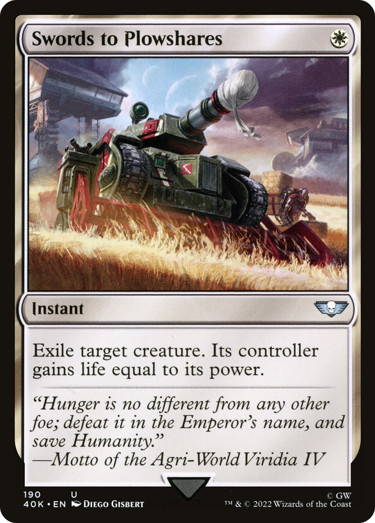 Swords to Plowshares (40K-190)