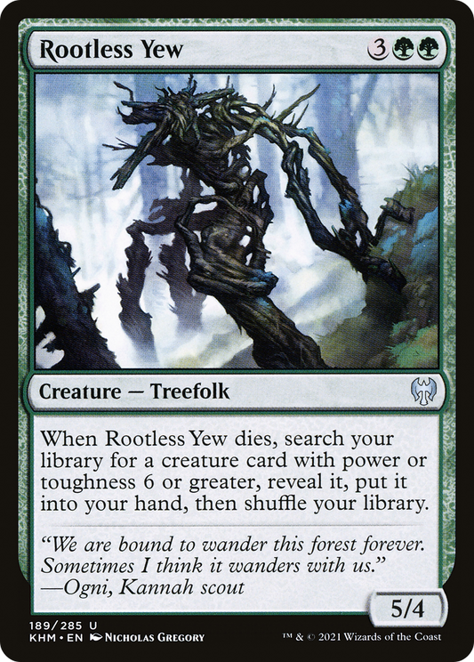 Rootless Yew (KHM-189) (Foil)