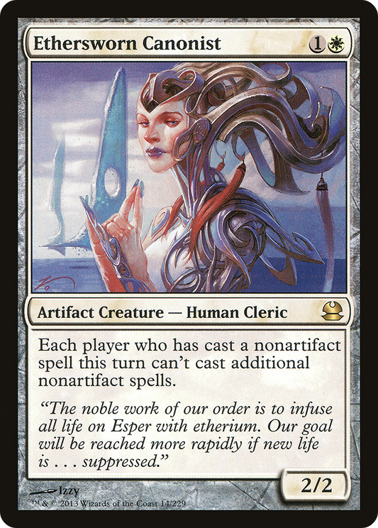 Ethersworn Canonist (MMA-014) (Foil)