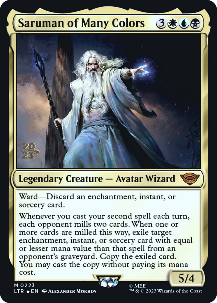 Saruman of Many Colors (PRE-223S) (Foil)