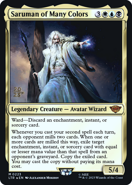 Saruman of Many Colors (PRE-223S) (Foil)
