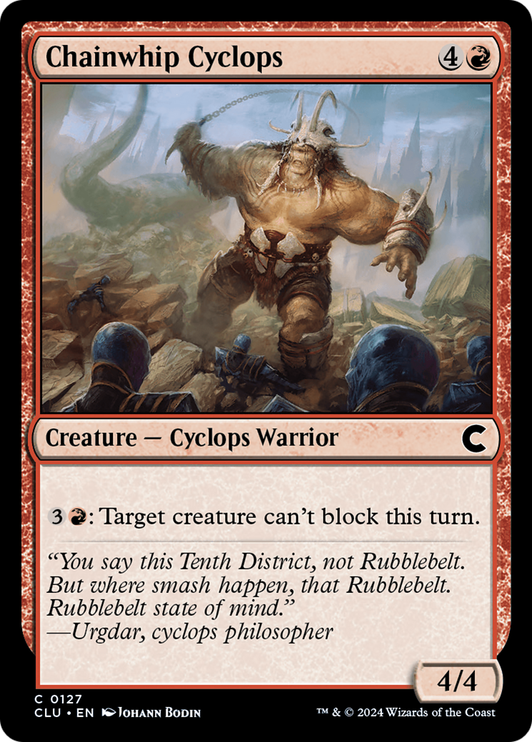 Chainwhip Cyclops (CLU-127)
