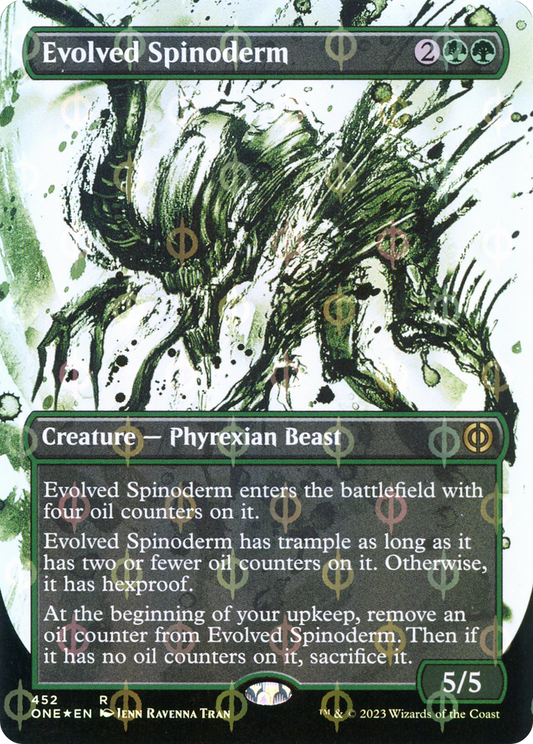 Evolved Spinoderm (ONE-452) (Showcase) (Borderless) (Compleat Foil)