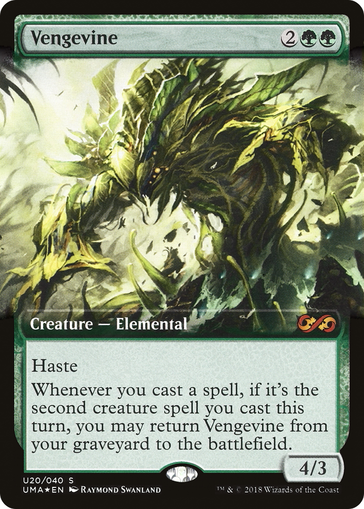 Vengevine (UMA:BT-U20) (Extended Art) (Foil)