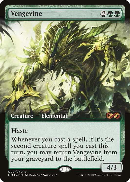 Vengevine (UMA:BT-U20) (Extended Art) (Foil)