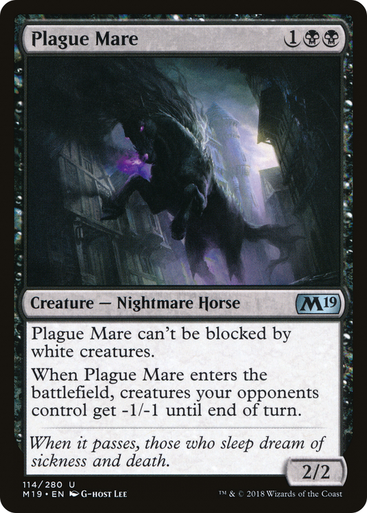 Plague Mare (M19-114) (Foil)