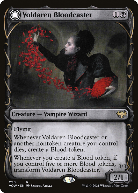 Voldaren Bloodcaster // Bloodbat Summoner (VOW-298) (Showcase)