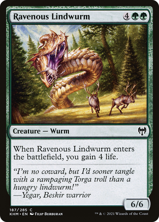 Ravenous Lindwurm (KHM-187) (Foil)