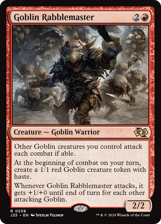Goblin Rabblemaster (J25-558)