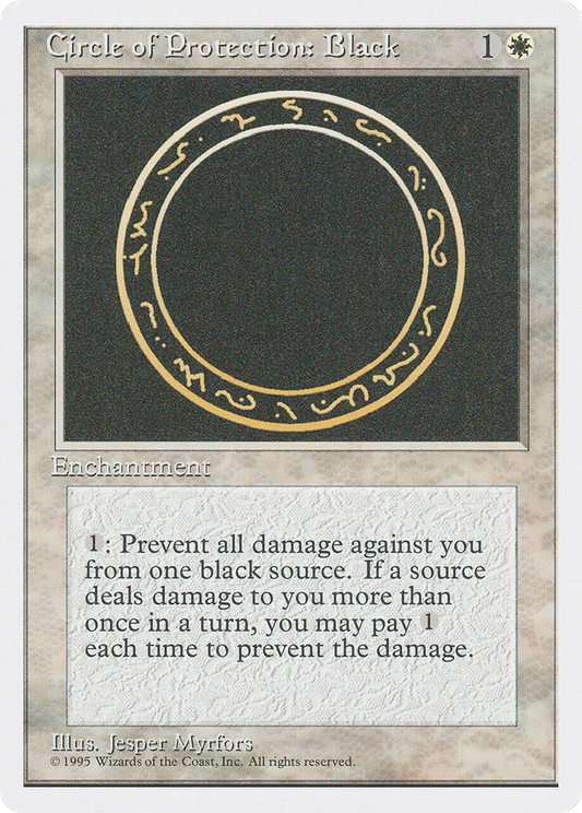 Circle of Protection: Black (4ED-014)