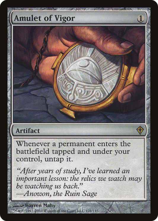 Amulet of Vigor (WWK-121) (Foil)
