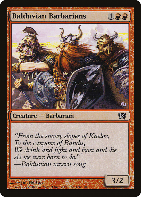 Balduvian Barbarians (8ED-176★) (Foil)