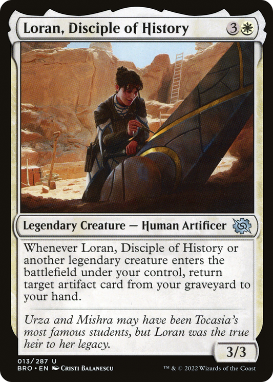 Loran, Disciple of History (BRO-013) (Foil)