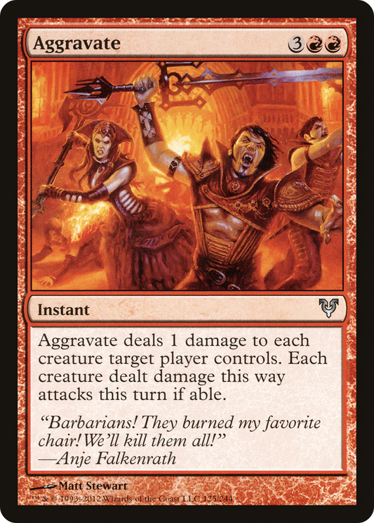 Aggravate (AVR-125) (Foil)