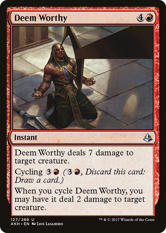 Deem Worthy (AKH-127) (Foil)