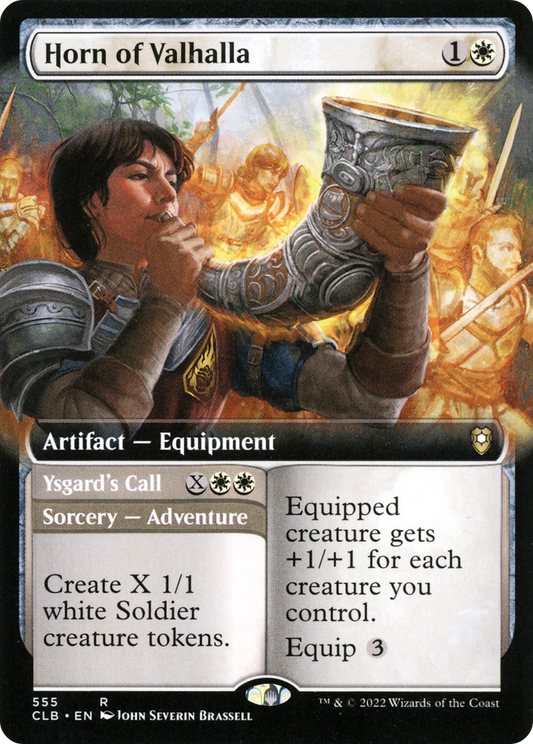 Horn of Valhalla // Ysgard's Call (CLB-555) (Extended Art)