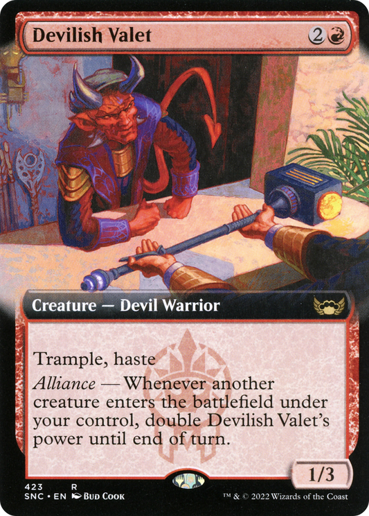 Devilish Valet (SNC-423) (Extended Art) (Foil)