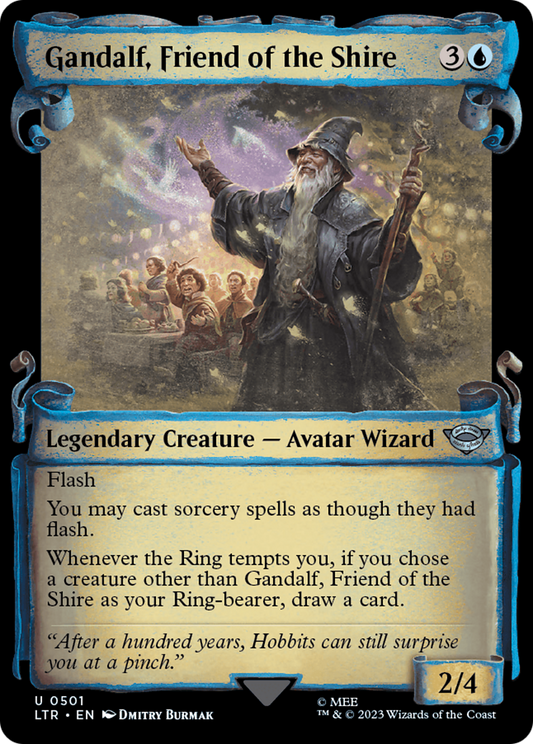Gandalf, Friend of the Shire (LTR-501) (Showcase) (Scroll)