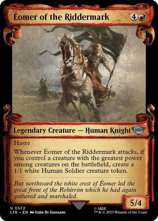 Éomer of the Riddermark (LTR-572) (Showcase) (Scroll) (Foil)