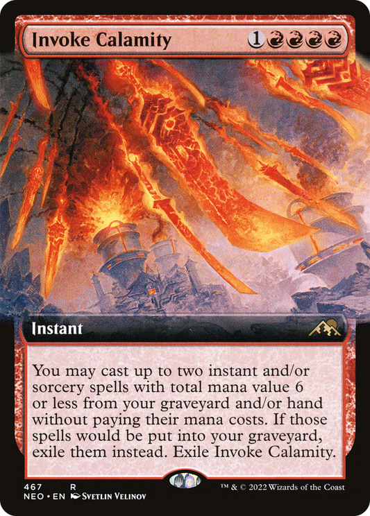 Invoke Calamity (NEO-467) (Extended Art) (Foil)