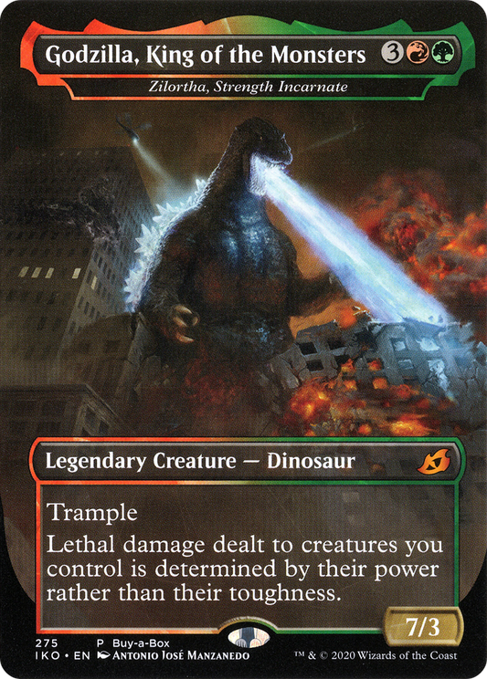Godzilla, King of the Monsters / Zilortha, Strength Incarnate (BABP-275) (Borderless)