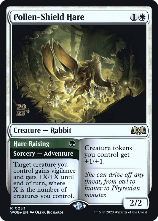 Pollen-Shield Hare // Hare Raising (PRE-233S) (Foil)