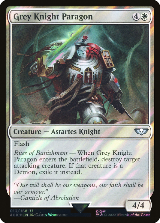 Grey Knight Paragon (40K-13★) (Surge Foil)