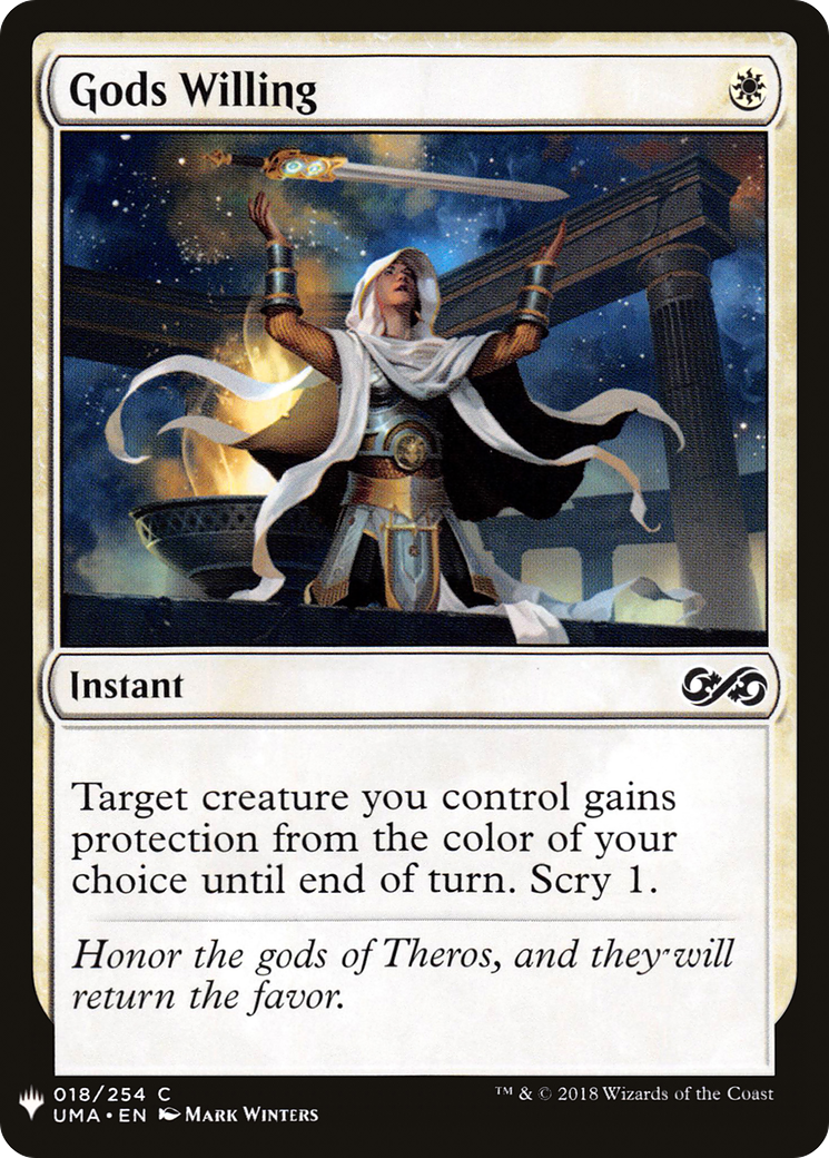 Gods Willing (LIST-UMA-18)