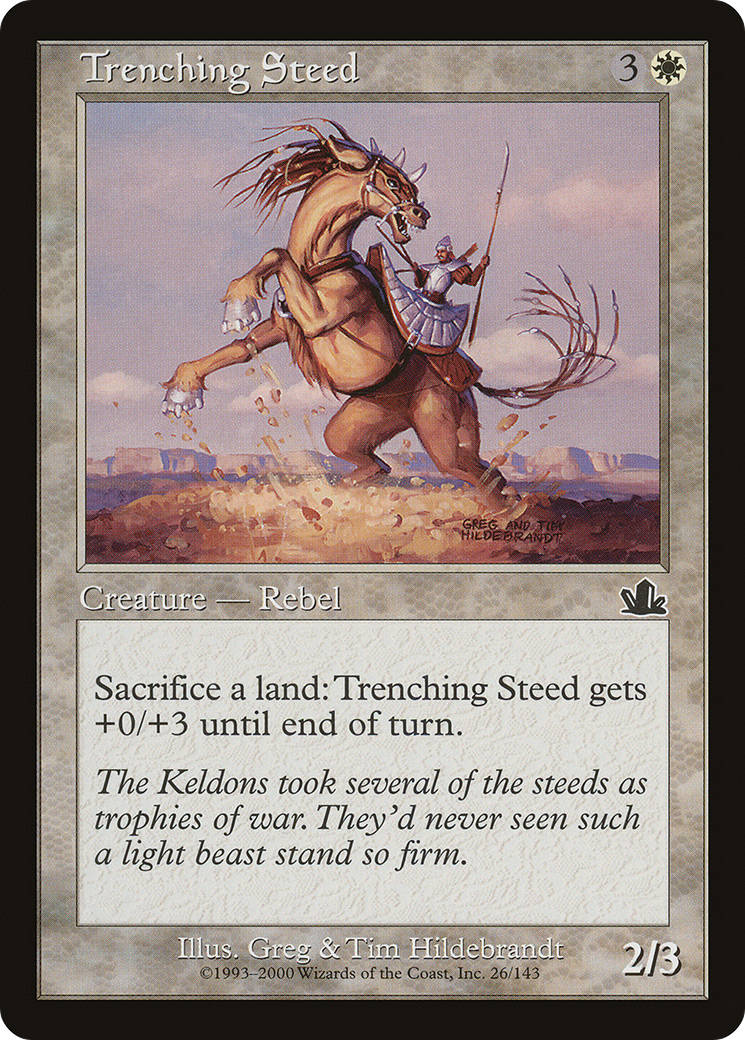Trenching Steed (PCY-026) (Foil)