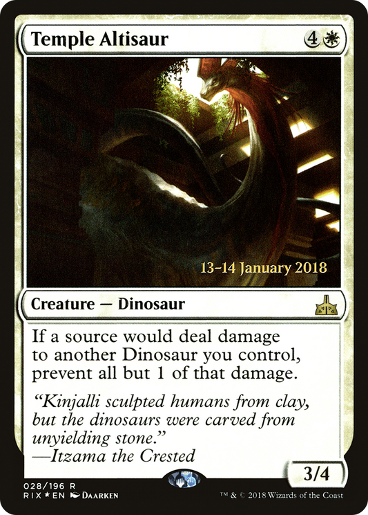 Temple Altisaur (PRE-28S) (Foil)