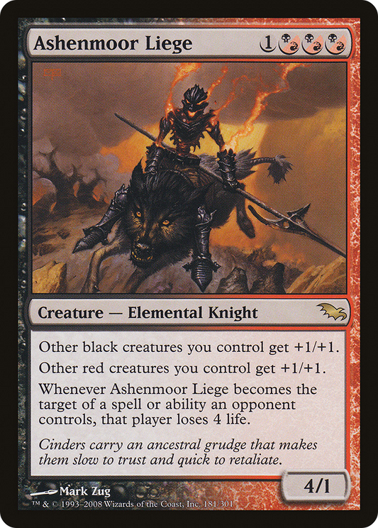 Ashenmoor Liege (SHM-181) (Foil)