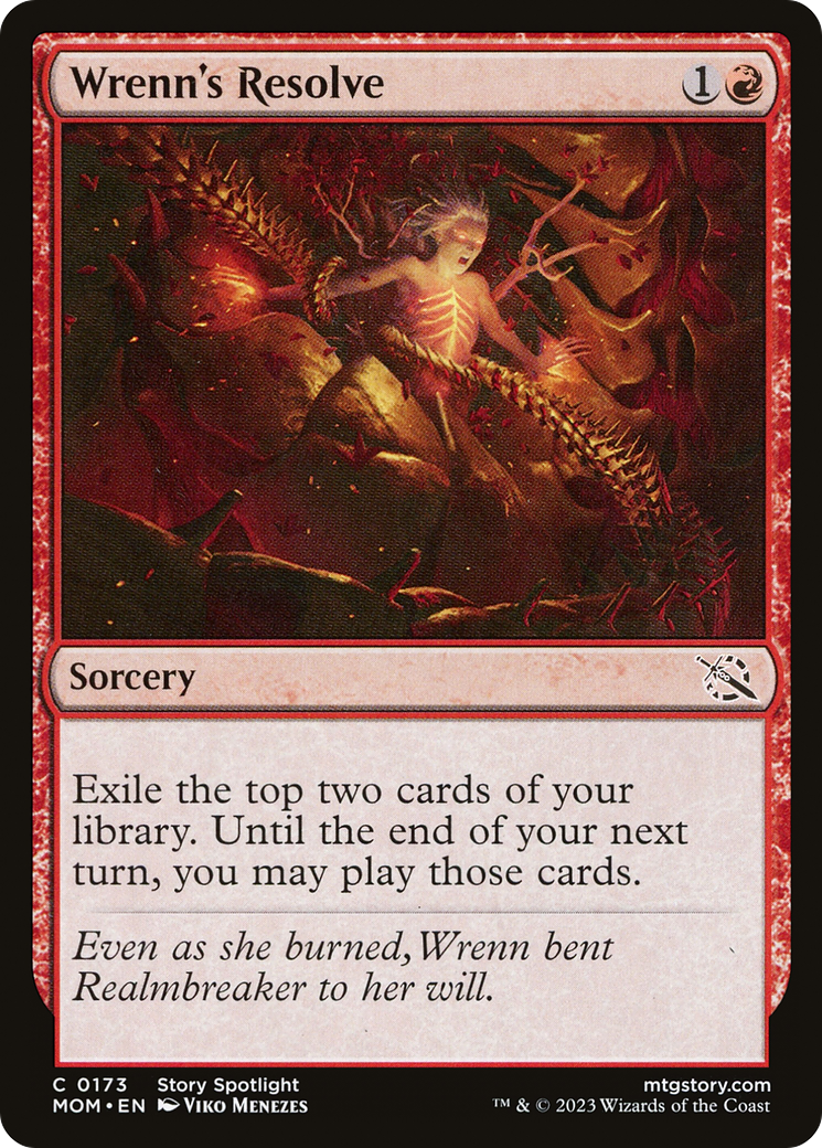 Wrenn's Resolve (MOM-173) (Foil)