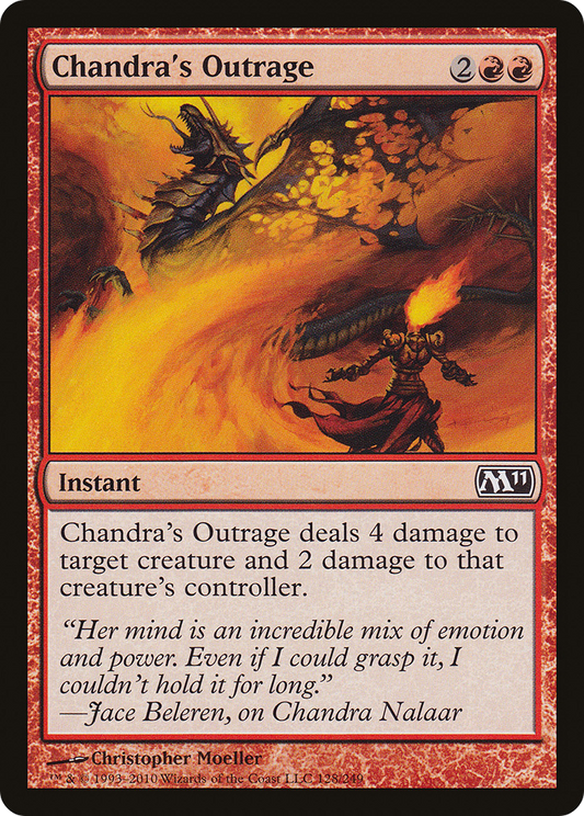 Chandra's Outrage (M11-128) (Foil)