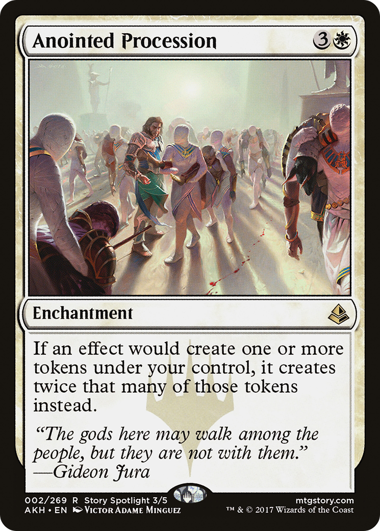 Anointed Procession (AKH-002) (Foil)