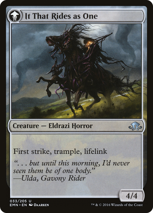 Lone Rider // It That Rides as One (EMN-033) (Foil)