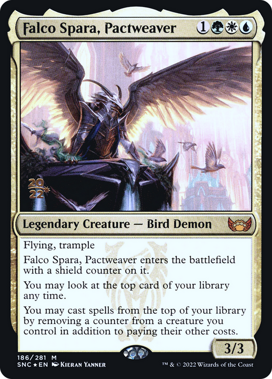 Falco Spara, Pactweaver (PRE-186S) (Foil)