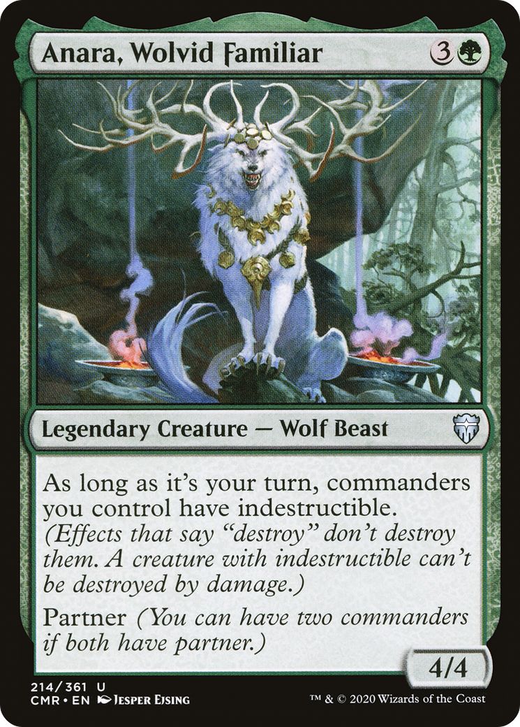Anara, Wolvid Familiar (CMR-214) (Foil)