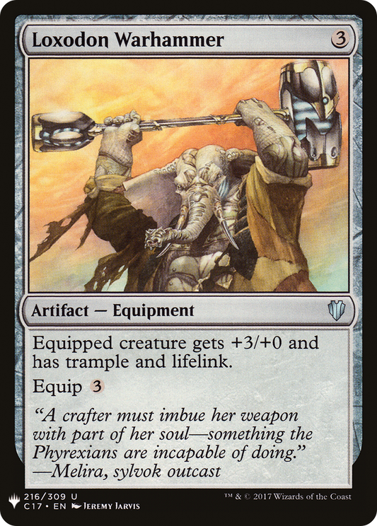 Loxodon Warhammer (LIST-C17-216)
