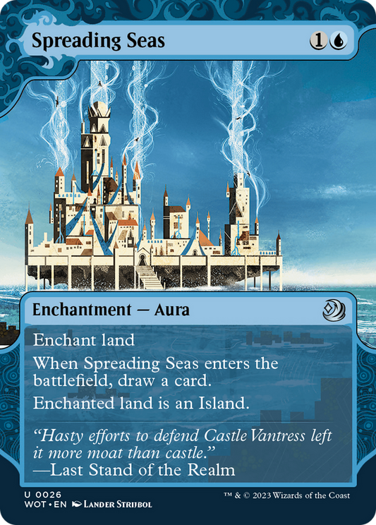 Spreading Seas (WOT-026) (Showcase) (Borderless) (Foil)