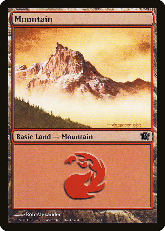 Mountain (9ED-346★) (Foil)