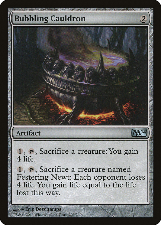 Bubbling Cauldron (M14-205) (Foil)
