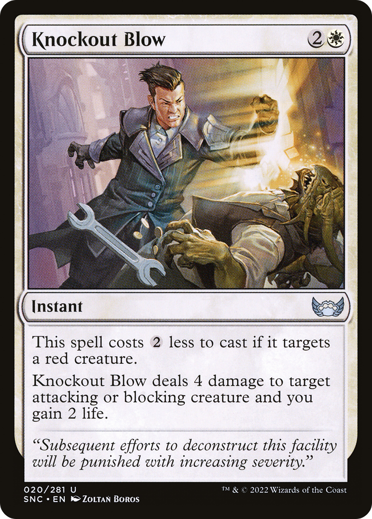 Knockout Blow (SNC-020) (Foil)