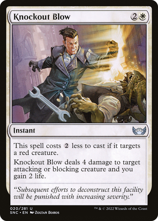 Knockout Blow (SNC-020) (Foil)