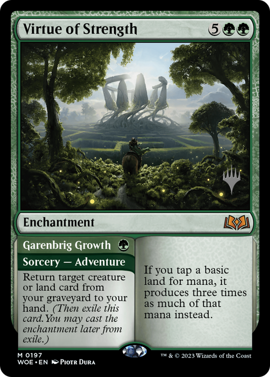 Virtue of Strength // Garenbrig Growth (PPWOE-197P) (Foil)