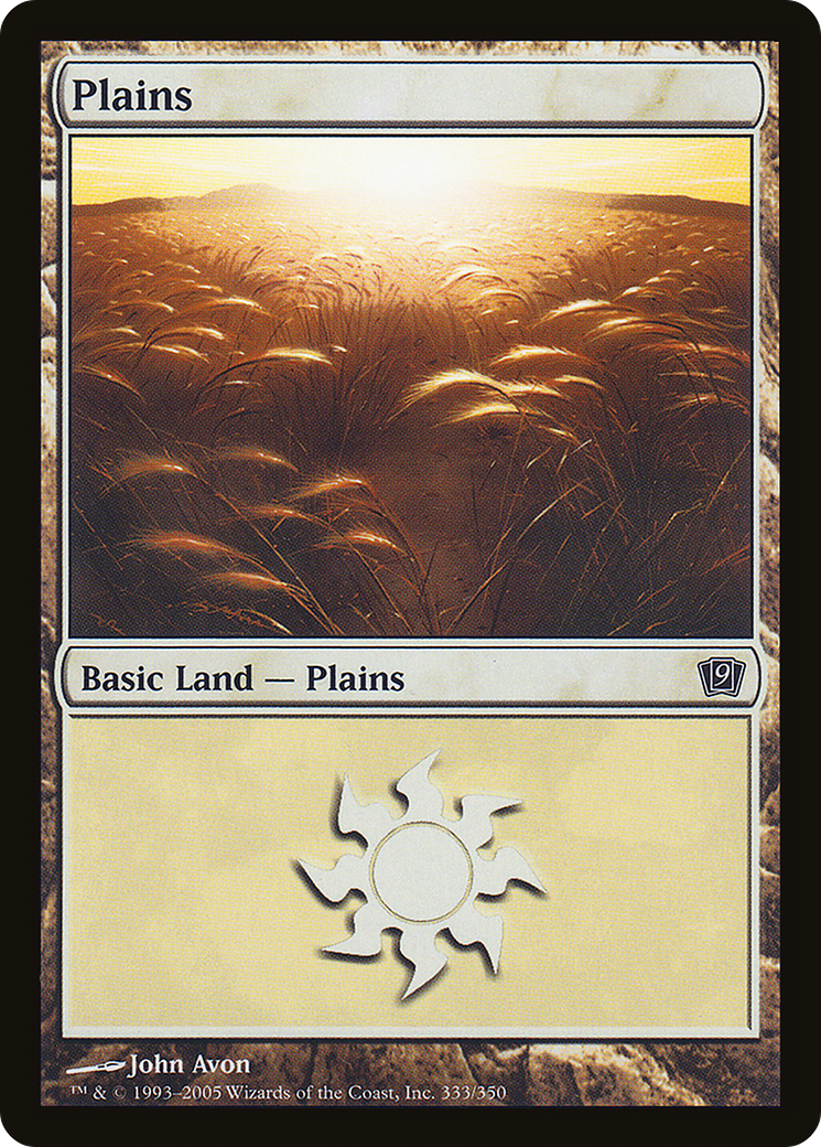 Plains (9ED-333★) (Foil)