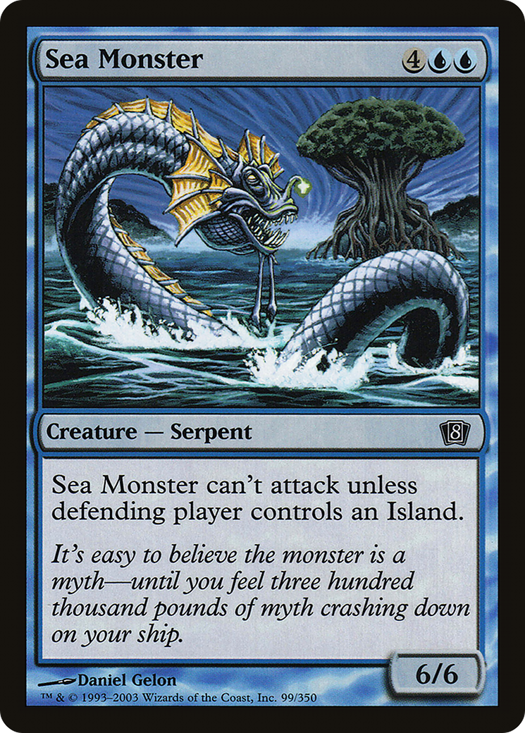 Sea Monster (8ED-99★) (Foil)
