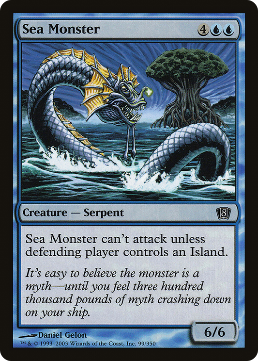 Sea Monster (8ED-99★) (Foil)
